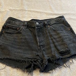 Levi’s 501 button-fly denim shorts, size 29